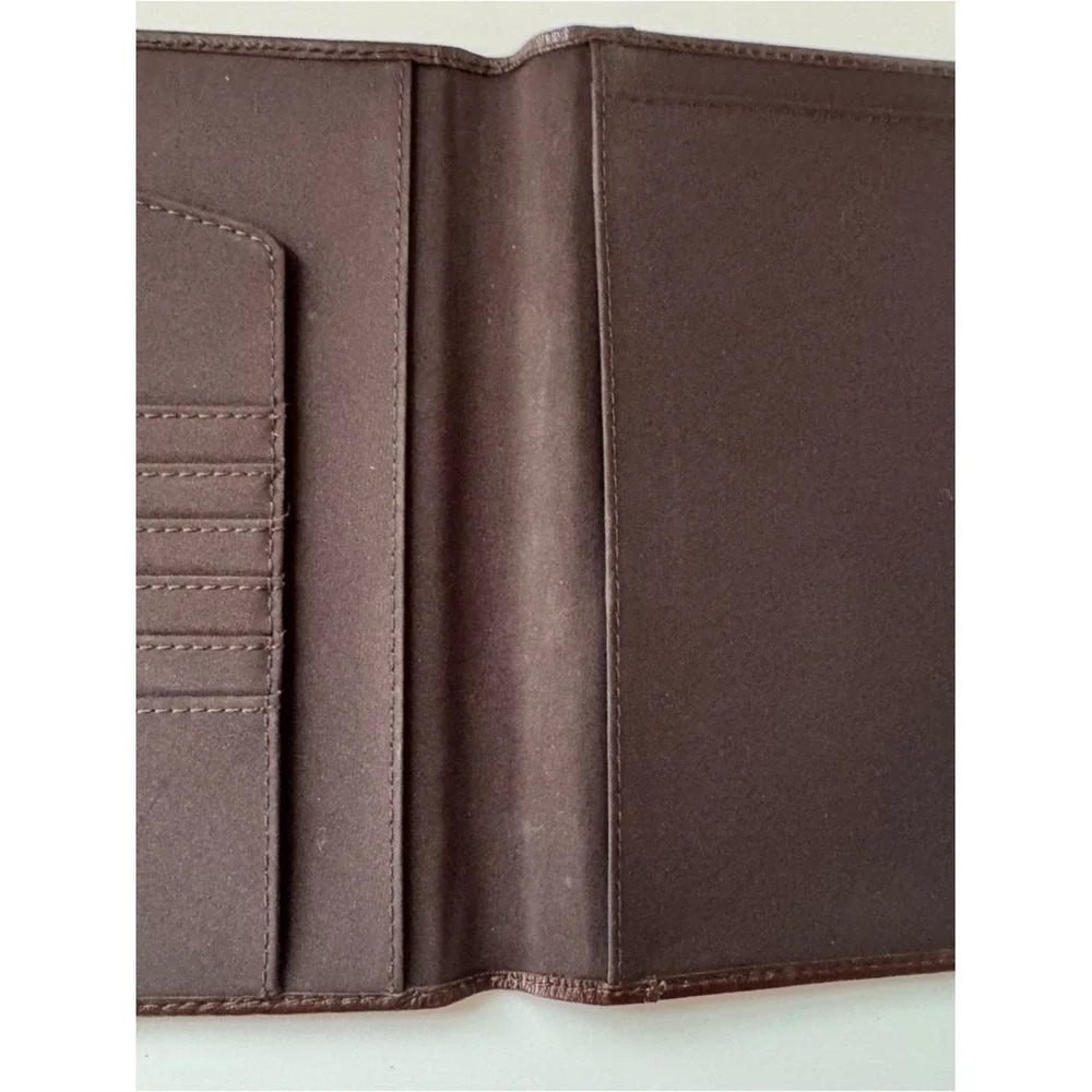 Wilsons Folio Leather Dark Brown Case 6.25